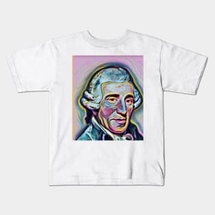 Joseph Haydn Portrait | Joseph Haydn Artwork 11 Kids T-Shirt